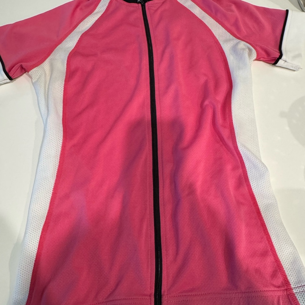 Canari Pink and White Women's cycling Jersey